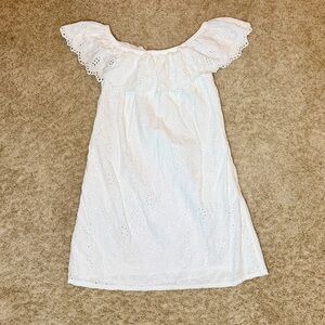 Tommy Bahama White Eyelet Mini Dress